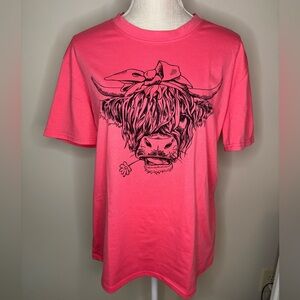 ❤️🎁 Women's Highland Cow graphic t-shirt - size XL- NWOT ❤️🎁